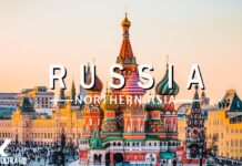 Um voo relaxante sobre a Rússia (Vídeo)